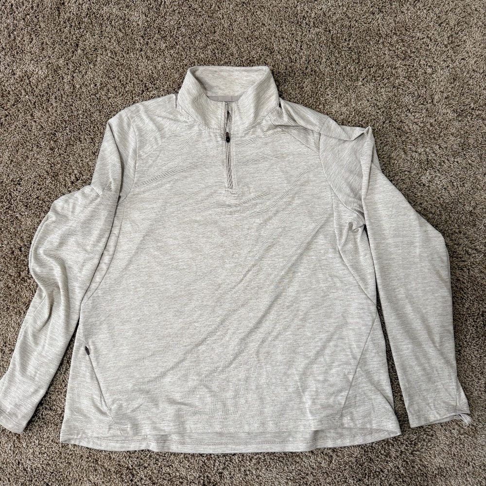 Long-Sleeve Half-Zip Base Layer Top - Wm XL